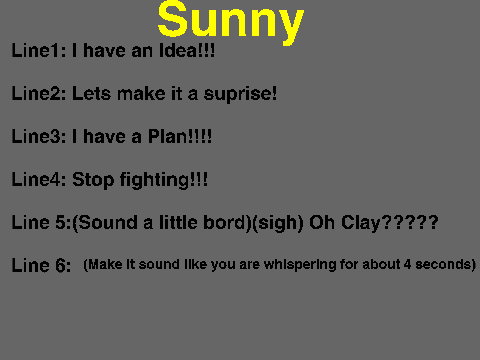 Can I be Sunny?