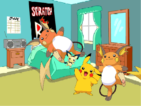 Pikachu calls the baby stupid and gets grounded remix