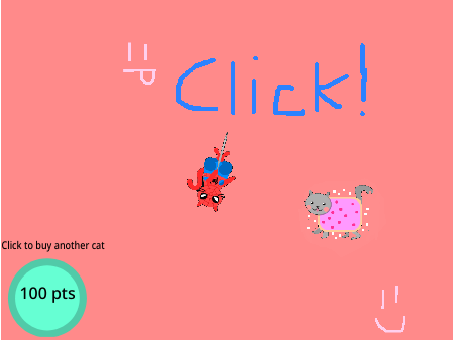 Spider kitty clicker