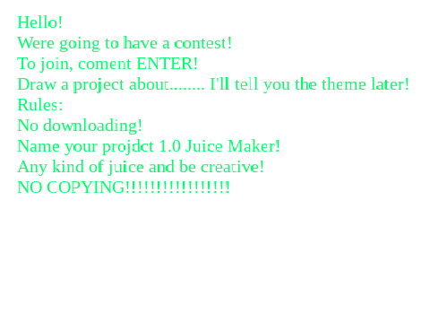 1.0 Juice Contest!