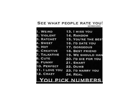 rate me