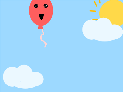 Flying Balloon GIF