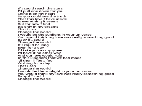 Change The World