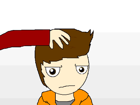 Andrew has fluffy hair