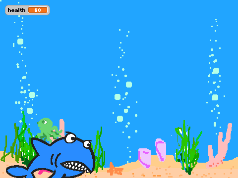 Kinect2Scratch Hungry Shark