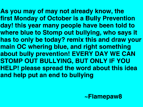STOMP OUT BULLYING EVERY DAY!