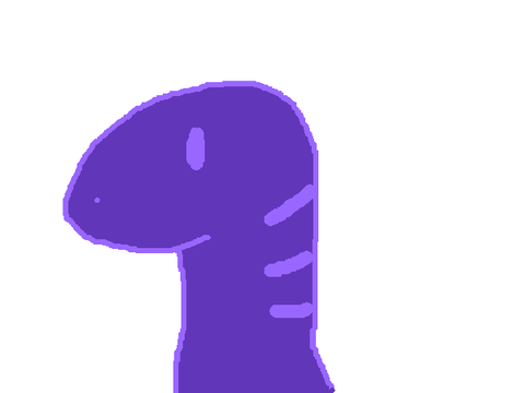 Weird Sock Puppet Dinosaur Animation