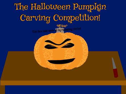 LAST DAY !!The HALLOWEEN Pumpkin Carving Competition
