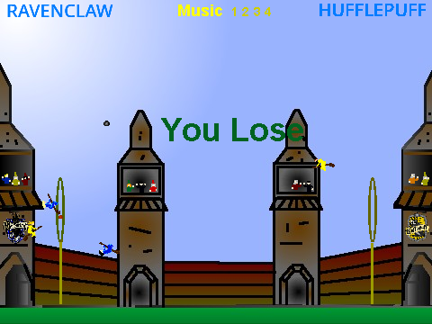 The Quidditch Games: Ravenclaw VS Hufflepuff