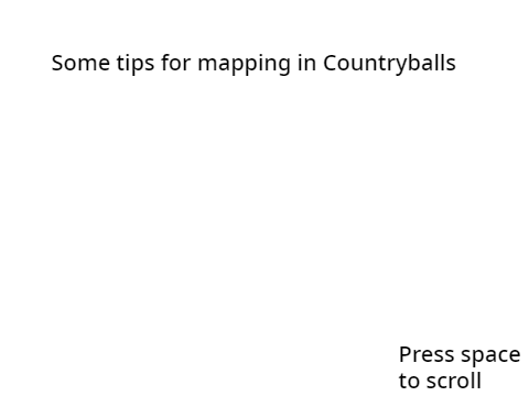 9 tips for mapping in Countryballs