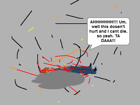 Victor in the mines