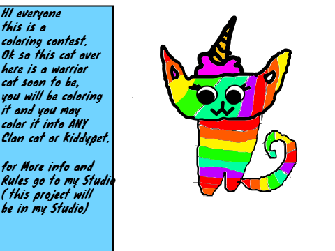 Warrior cat Coloring Contest remix