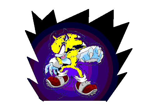 dark super werehog sonic