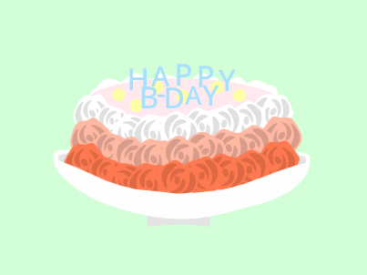 Happy Birthday! || Cake Speed Draw