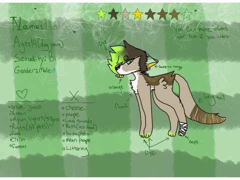 Leo/ Link Ref (New OC )