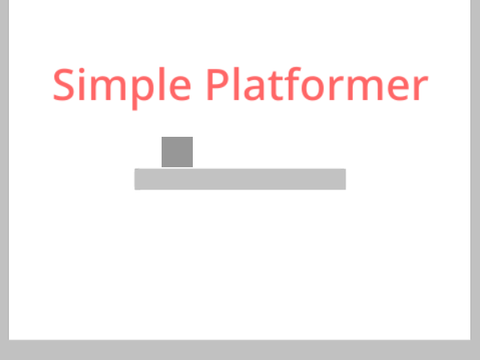 Simplest Platformer Engine
