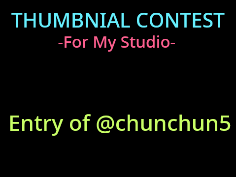 Thumbnail Contest Entry