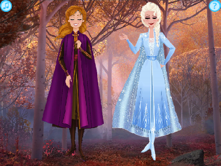 Frozen Anna and Elsa Dress Up 2.0