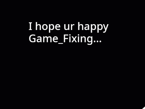 I hope ur happy
