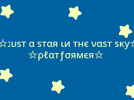 ✩נυѕт α ѕтαя ιи тнє ναѕт ѕку~ρℓαтƒσямєя✩