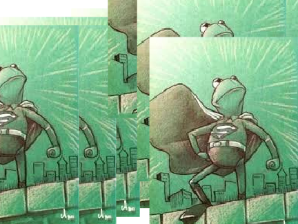 *NEW* KERMIT THE FROG SUPERHERO!!!!!