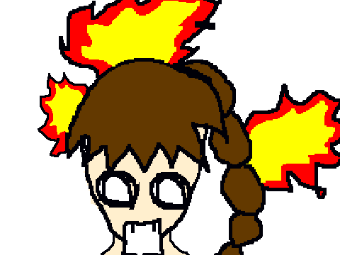 KATNISS- GIRL ON FIRE! (literally)