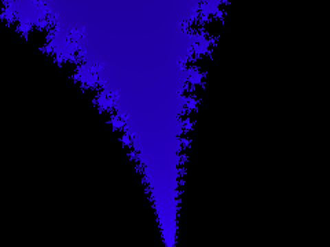 Mandelbrot set (blue version)