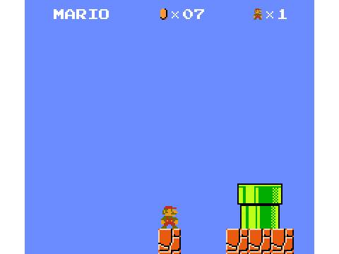 Super Mario Bros (version 10) HARDCORE 