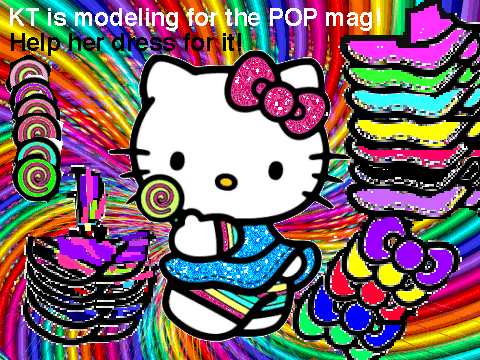 POP Kitty Magazine Drag & Drop dress up Game