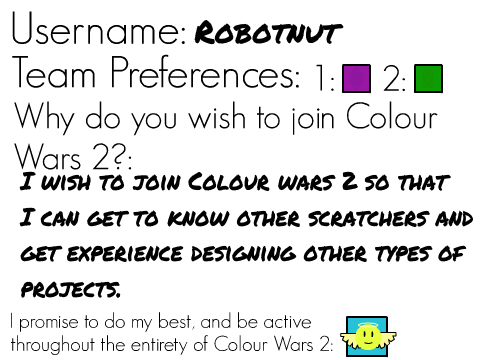 Colour Wars 2 Signup