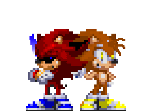 SFY(Me) and MightyTheArmadillo16 Sprite