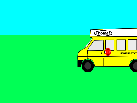 Add yourself in Oh no our school bus is broken.