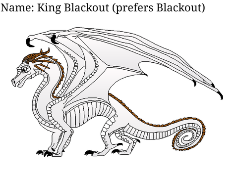 War of Wings ✾|Blackout (redone) Bio|✾|Rain-Wing|✾