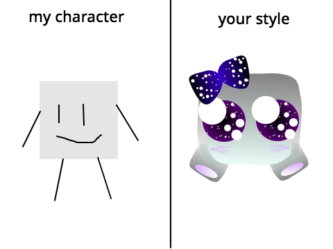 Remix this project with the character REDESIGNED! remix