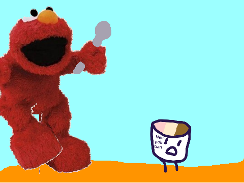 Elmo wants ice cream!