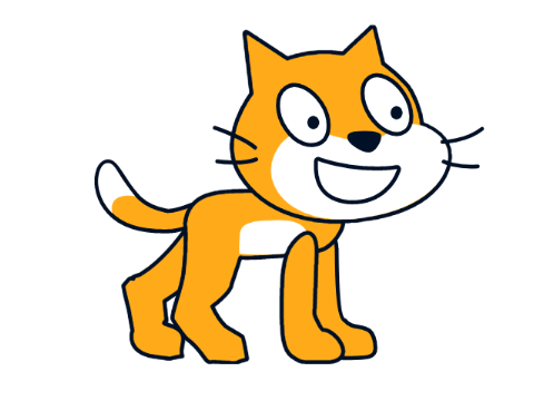 Scratch cat is now quadrupedal