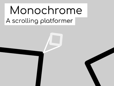 Monochrome: Scrolling Pen Platformer