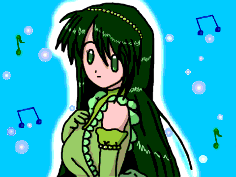 Manga Girl Coloring Contest entry