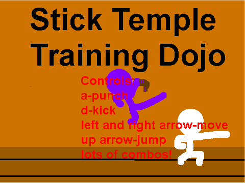 Stick temple training game