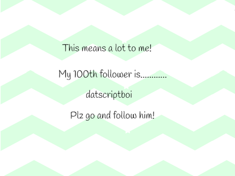 100+ Follower Thank You!