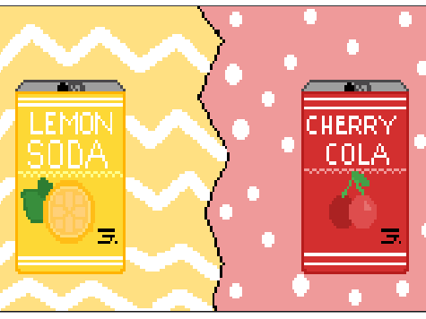 Cherry Cola & Lemon Soda