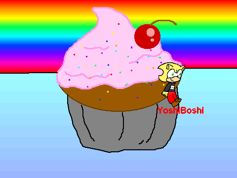 Add your character to a Giant Cupcake!