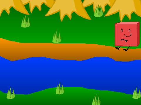 Add yourself relaxing by a forest river 