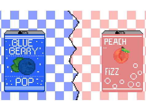 Blueberry Pop & Peach Fizz