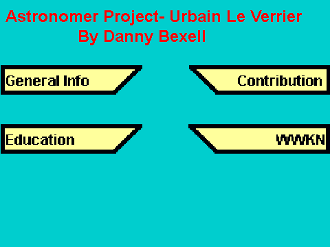 Astronomer Project- Urbain Le Verrier (For School Project)