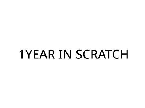 1 year in scratch!!