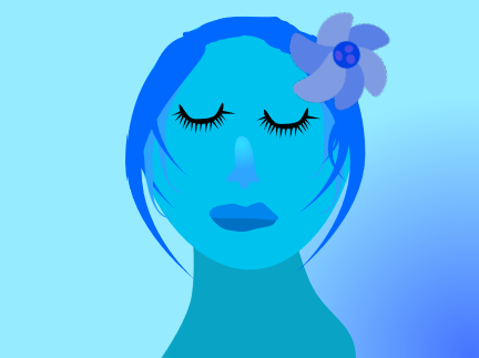  BlueDepressed- Monochromatic