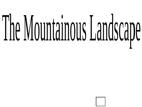 Monochrome Landscapes