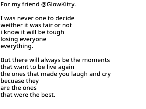 goodbyes