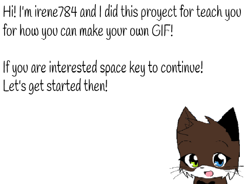 How can you create a gif?